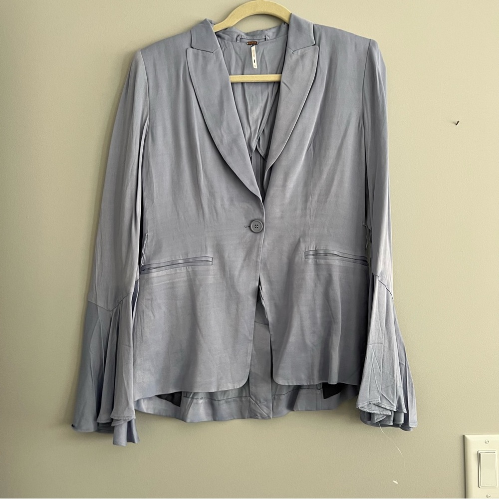 Free People Blazer with Bell Sleeves